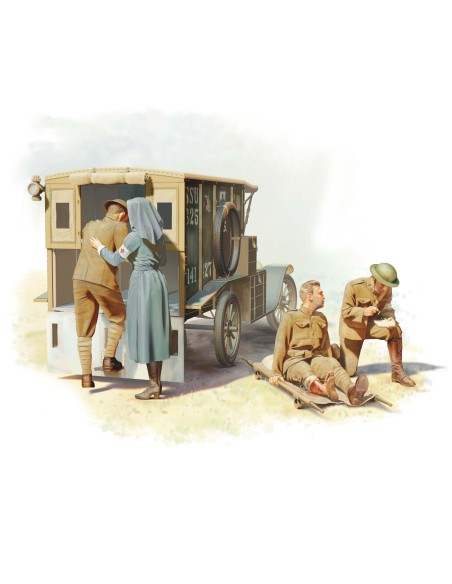 1:35 Model T 1917 Ambulance with US Medical Person