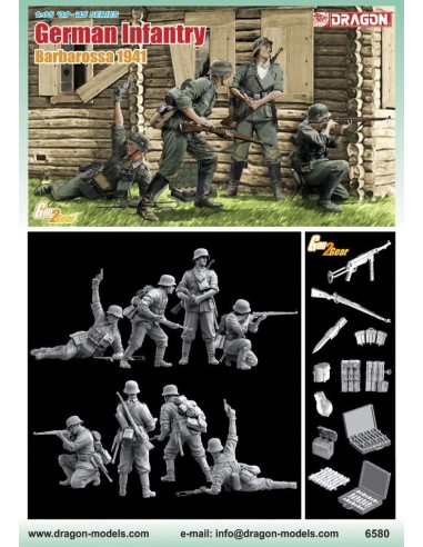 1:35 German Infantry Barbarrossa 1941