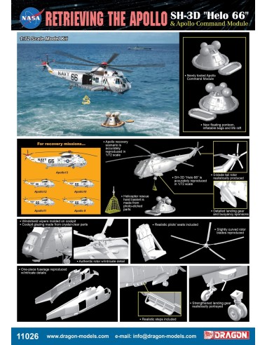 1:72 "APOLLO  RECOVERY"  SH-3D -HELO 66 & APOLLO