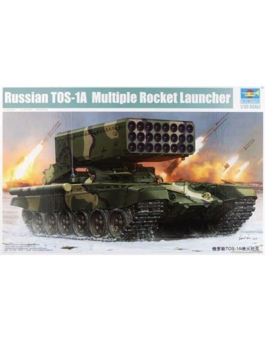 1:35 Russian TOS-1 24-Barrel Multiple Rocket Launc