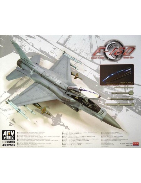 1:32 RSAF F-16D Block 52+ (the plastic parts of