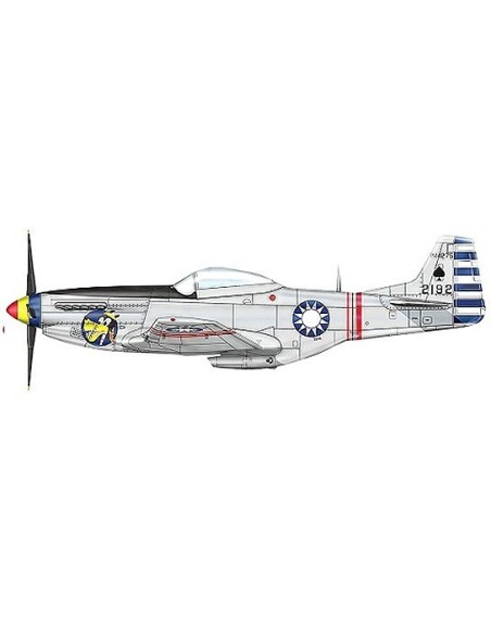 1:72 ROCAF P-51D Mustang aircraft fighter 21st Sq