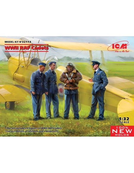 1:32 WWII RAF Cadets (100% molds)