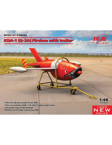 1:48 Q-2A (KDA-1) Firebee with trailer (1 airplane