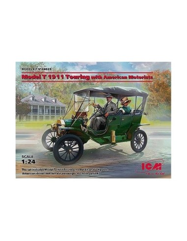 1:24 Model T 1911 Touring with American Motorists