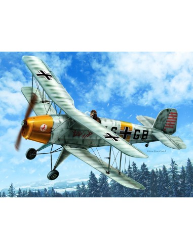 1:32 Bücker Bü 131D WWII Geerman Training Aircraft