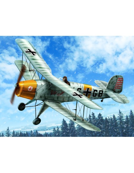 1:32 Bücker Bü 131D WWII Geerman Training Aircraft