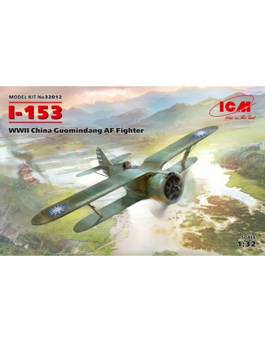 1:32 I-153, WWII China Guomindang AF Fighter