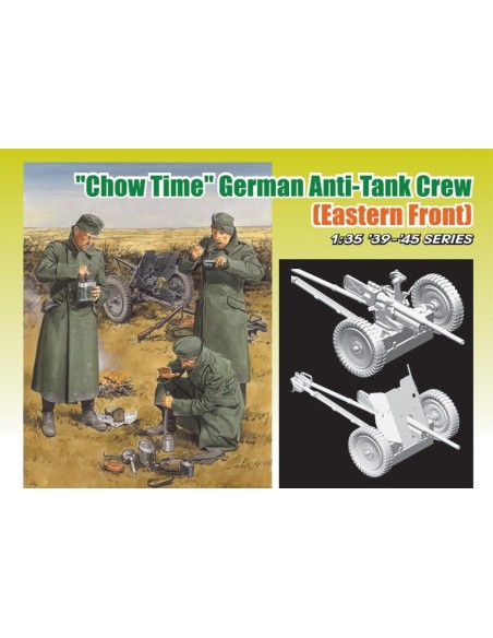 1:35 "CHOW TIME" German Anti-Tank Crew w/3.7cm