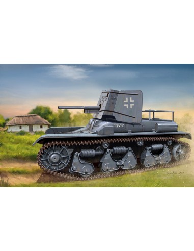 1:35 GERMAN 3.7CM PAK 35/36 ZUF PZKPFW 35R(T)