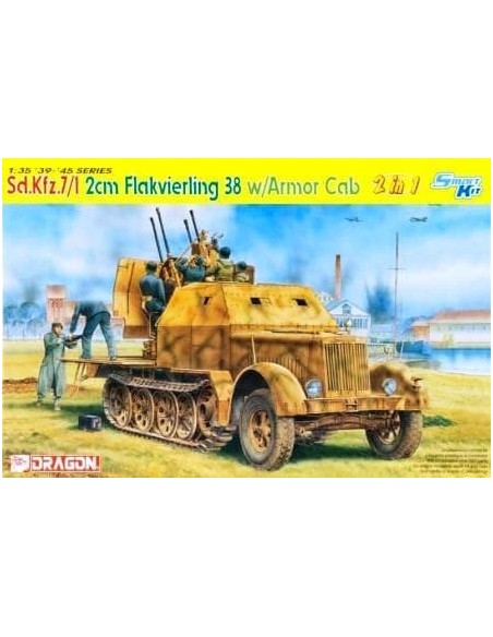 1:35 SD.KFZ.7/12CM FLAKVIERLING 38 W/ARMOR