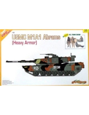 1:35 USMC M1A1 Abrams (HeavyArmor)+US Tank Crew