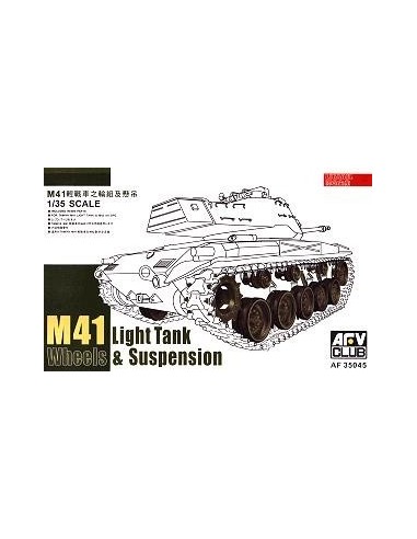 1:35 Wheels & Supension for M41 TANK