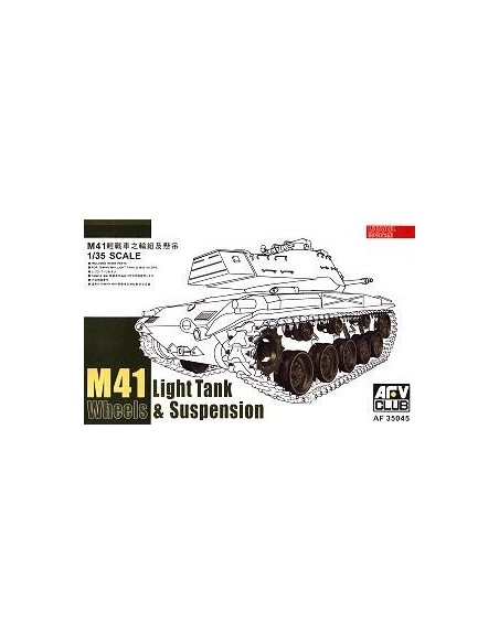 1:35 Wheels & Supension for M41 TANK