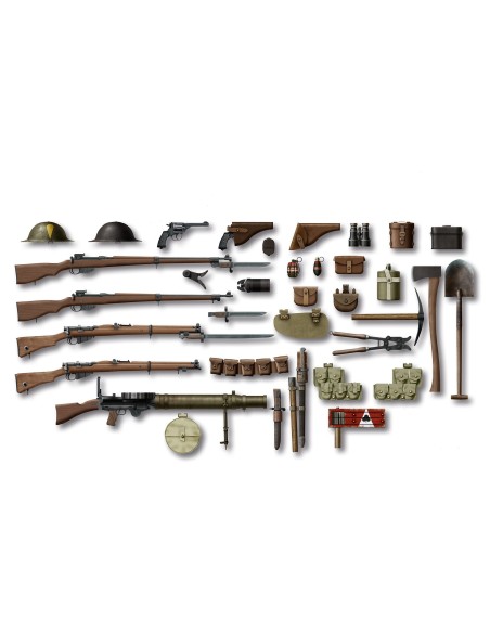 1:35 WWI British Infantry Weapon and Equipment