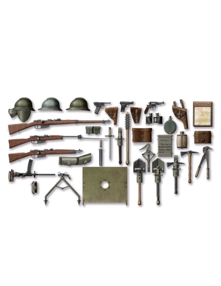 1:35 WWI Italian Infantry Weapon and Equipment