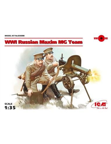 1:35 WWI Russian Maxim MG Team (2 figures)