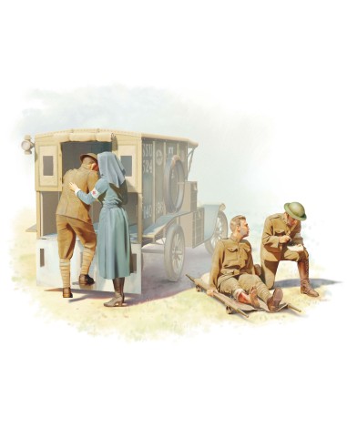 1:35 WWI US Medical Personnel (4 figures)  (100% n