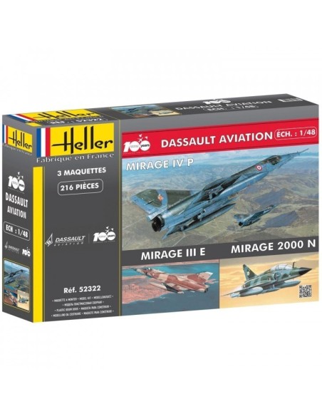 1:48 Coffret 100 ANS Dassault Aviation