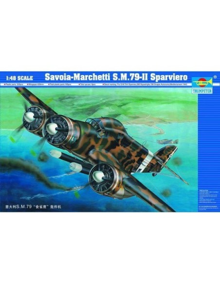 1:48 Italian Savoia Marchetti S.M.79-II Sparviero