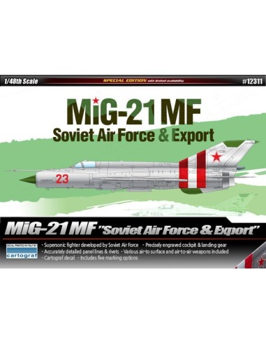 1:48 MiG-21 SOVIET AIR FORCE & EXPORT Lim. Ed.