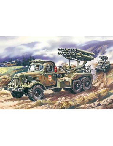 1:72 BM-14-16, Multiple Launch Rocket System on Zi