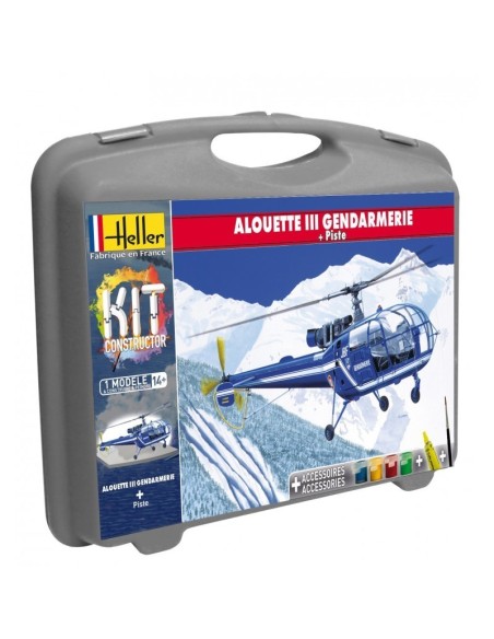 1:72 MALLETTE ALOUETTE III GENDARMERIE (+ piste)