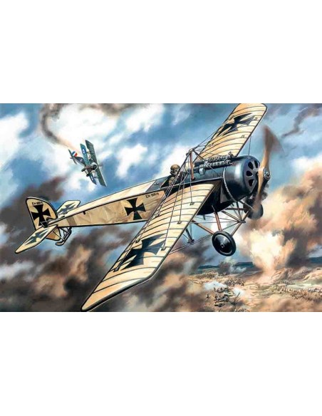 1:72 Pfalz E.IV, WWI German Fighter