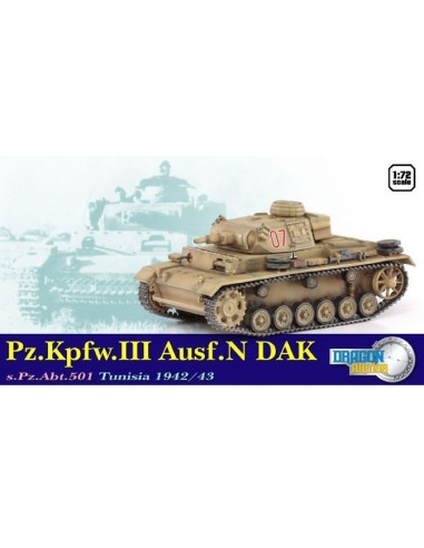 1:72 Pz.Kpfw.III Ausf.N DAK, s.Pz.Abt.501, Tunisia