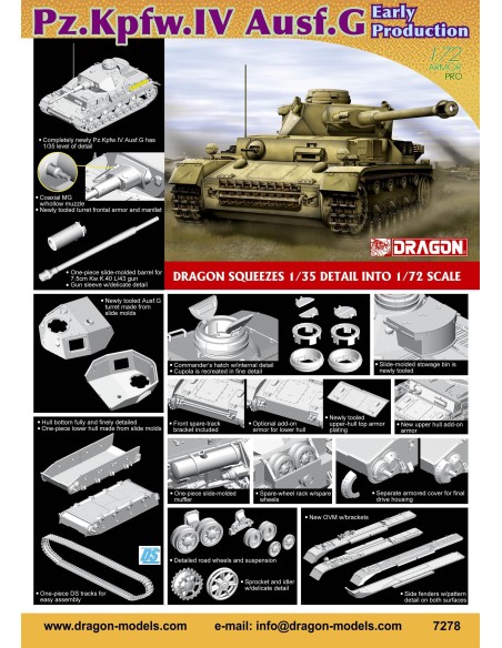 1:72 PZKPFW IV AUSF G EARLY PROD