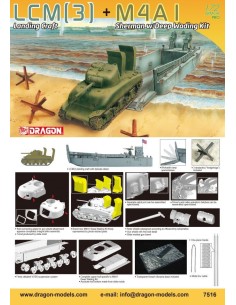 1:72 LCM(3)+M4A1 SHERMAN W/DEEP WADING KIT