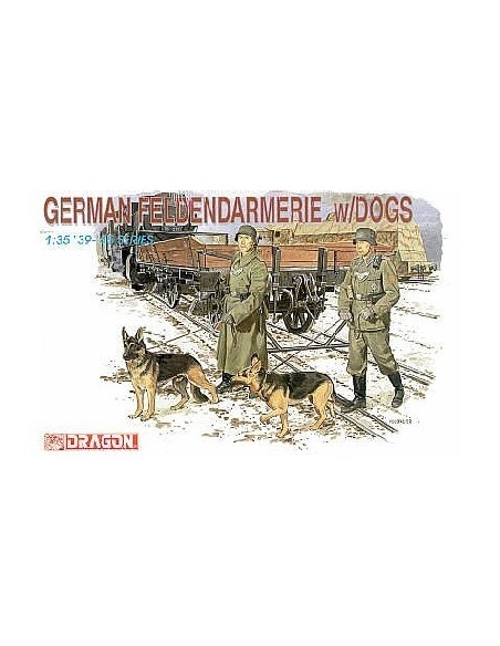 1:35 German Feldgendarmerie w/Dogs 