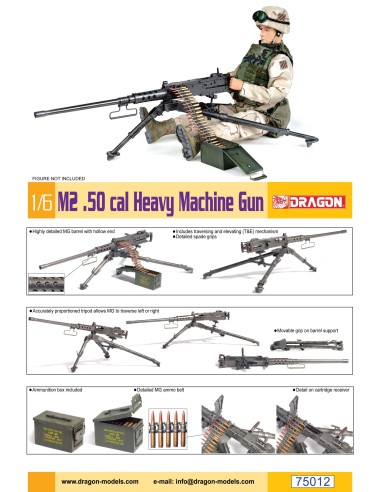 1:6 M2.50-cal Heavy Mchine Gun