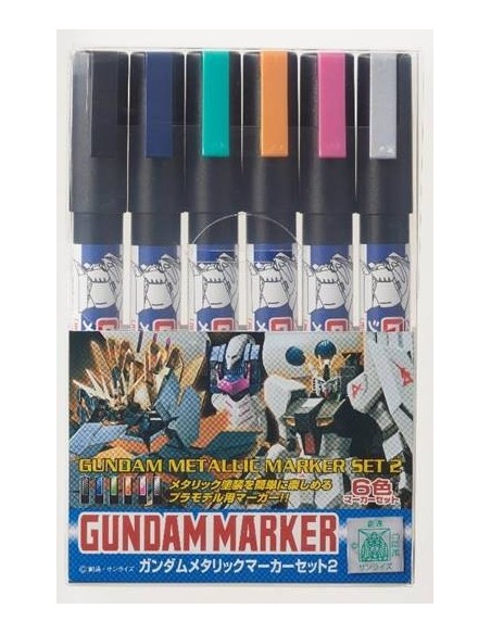 Gundam Metallic Marker Set 2