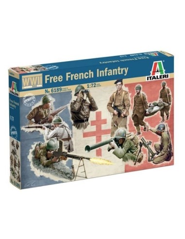 1:72 WWII -FREE FRENCH INFANTRY