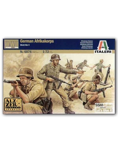 1:72 WWII- GERMAN AFRIKA KORPS