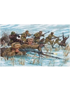 1:72 WWII RUSSIAN INFANTRY (WINTER UNIF)
