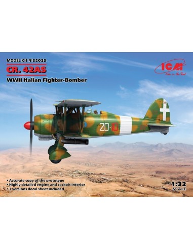 1:32 CR.42AS, WWII Italian Fighter-Bomber