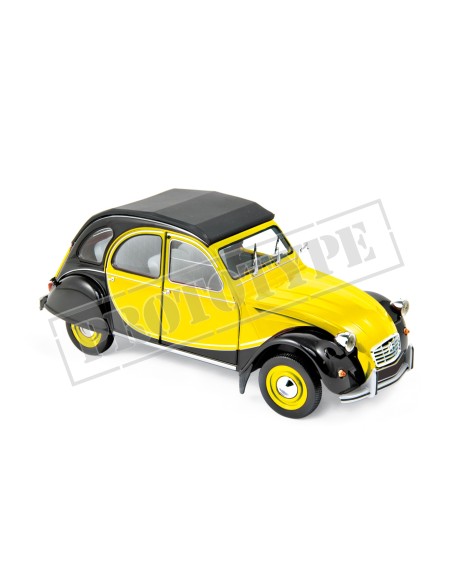 1:18 Citroën 2CV Charleston 1982-Helios Yellow&Bla