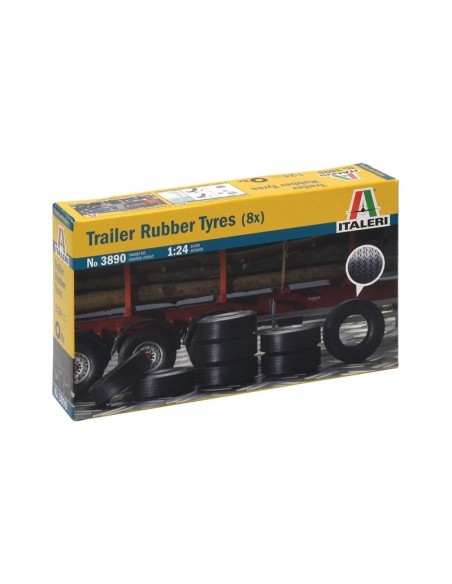 1:24 Trailer Rubber Tyres