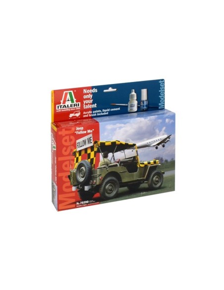 1:35 JEEP "FOLLOW ME" - MODEL SET