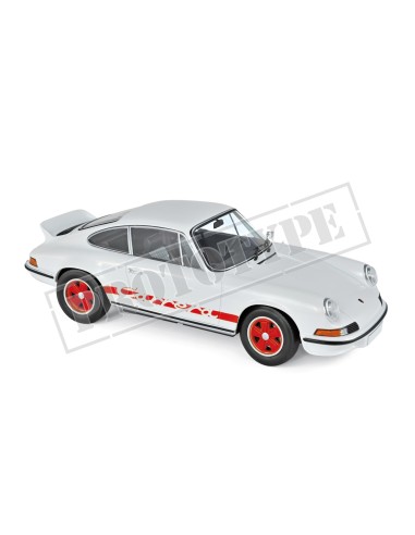 1:18 Porsche 911 RS 1973-White with red deco -LimQ