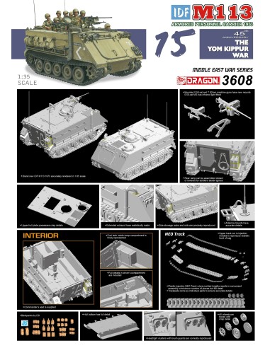 1:35 IDF M113 Armored Personnel Carrier Yom Kippur