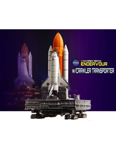 1:400 Space Shuttle Endeavour w/Crawler