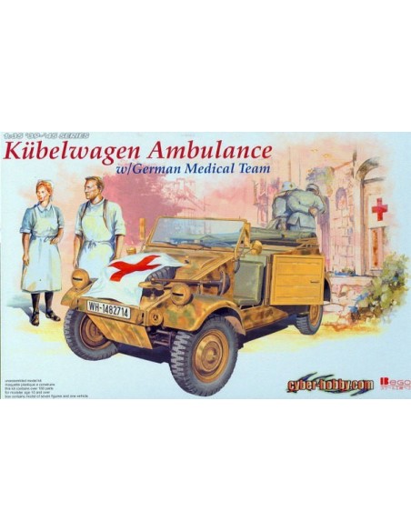 1:35 Kubelwagen Ambulance w/German Medical