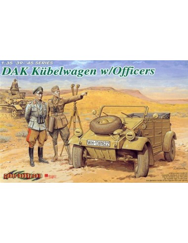 1:35 DAK Kubelwagen w/Officers