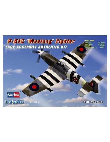 1:72 P-51C MUSTANG FIGHTER