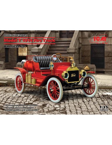 1:35 Model T 1914 Fire Truck American Car