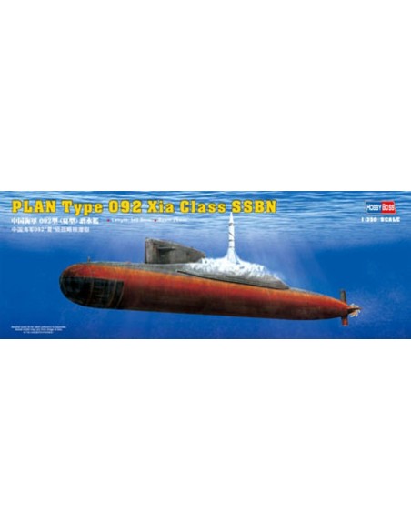 1:350 PLAN TYPE 092 XIAN CLASS SUBMARINE