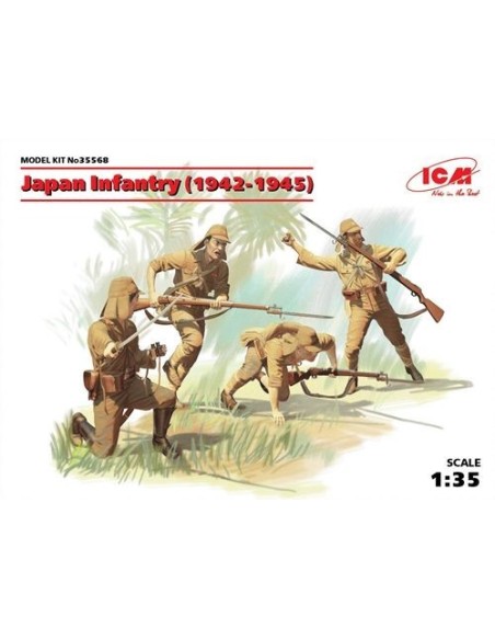 1:35 Japan Infantry (1942-1945) -4fig-